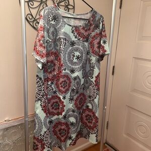 Multicolored Casual Midi Emery Rose Dress 3XL